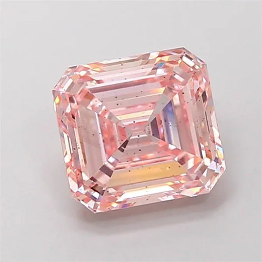 2.00ct Emerald Lab Grown Diamond (Colour Fancy Pink, Clarity SI2, IGI Certified)