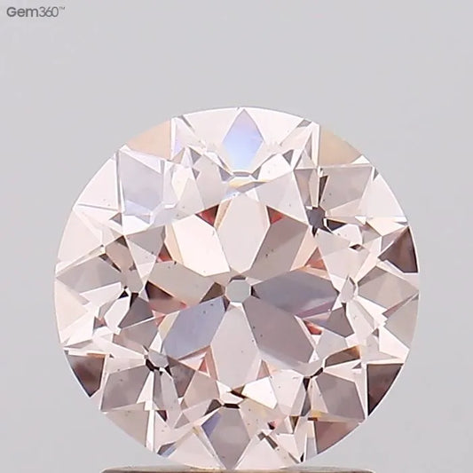 2.00ct European cut Lab Grown Diamond (Colour Fancy Light Pink, Clarity VS2, IGI Certified)