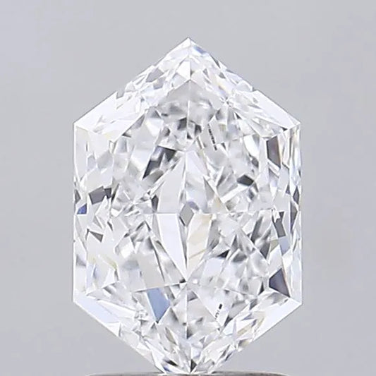 2.00ct Hexagonal Lab Grown Diamond (Colour D, Clarity VVS1, IGI Certified)
