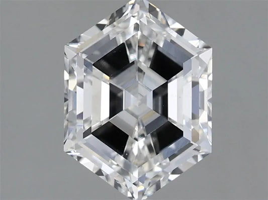 2.00ct Hexagonal Lab Grown Diamond (Colour E, Clarity VS1, IGI Certified)