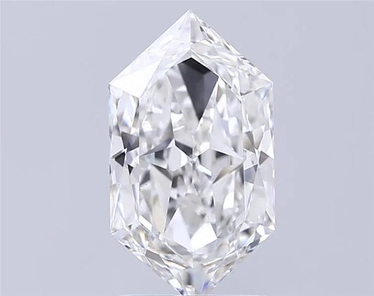 2.00ct Hexagonal Lab Grown Diamond (Colour E, Clarity VS1, IGI Certified)