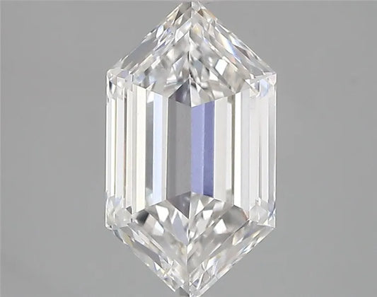 2.00ct Hexagonal Lab Grown Diamond (Colour E, Clarity VVS2, IGI Certified)