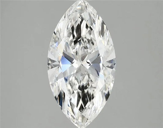 2.00ct Marquise Lab Grown Diamond (Colour F, Clarity VVS2, IGI Certified)