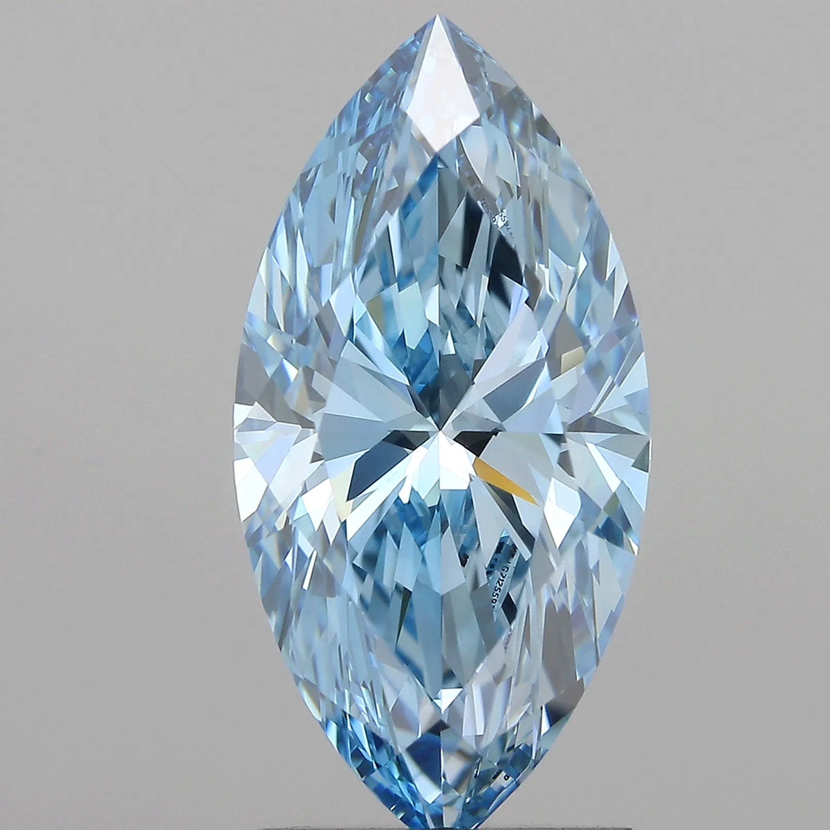 2.00ct Marquise Lab Grown Diamond (Colour Fancy Vivid Blue, Clarity IF, IGI Certified)