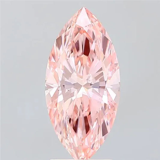2.00ct Marquise Lab Grown Diamond (Colour Fancy Vivid Pink, Clarity VS1, IGI Certified)