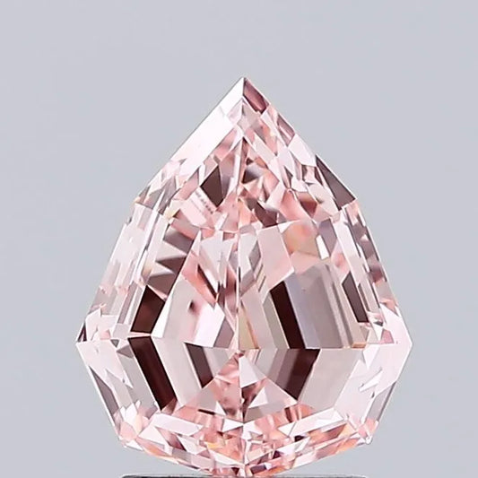 2.00ct Octagonal Lab Grown Diamond (Colour Fancy Vivid Pink, Clarity VVS2, IGI Certified)