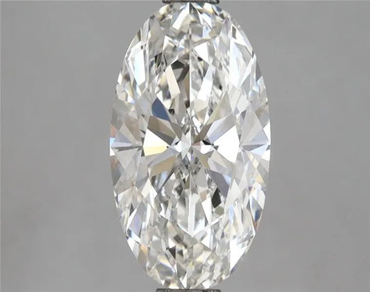 2.00ct Oval Lab Grown Diamond (Colour F, Clarity VVS2, IGI Certified)
