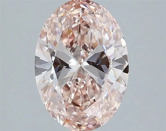 2.00ct Oval Lab Grown Diamond (Colour Fancy Intense Pink, Clarity VS2, IGI Certified)