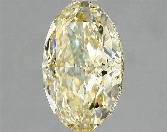 2.00ct Oval Natural Diamond (Colour Fancy Light Blueish Yellow, Clarity VVS2, GIA Certified)