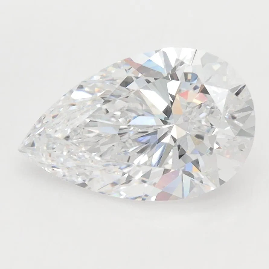 2.00ct Pear Lab Grown Diamond (Colour D, Clarity VVS2, IGI Certified)