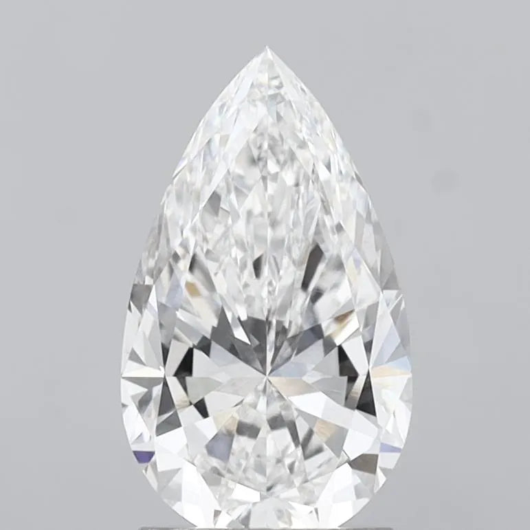 2.00ct Pear Lab Grown Diamond (Colour E, Clarity VVS2, IGI Certified)