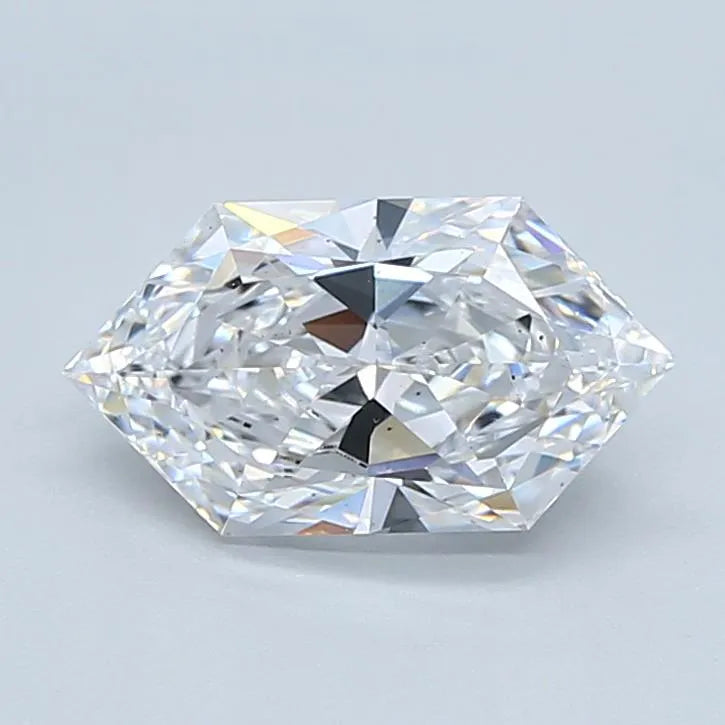 2.01ct Hexagonal Lab Grown Diamond (Colour D, Clarity SI1, IGI Certified)