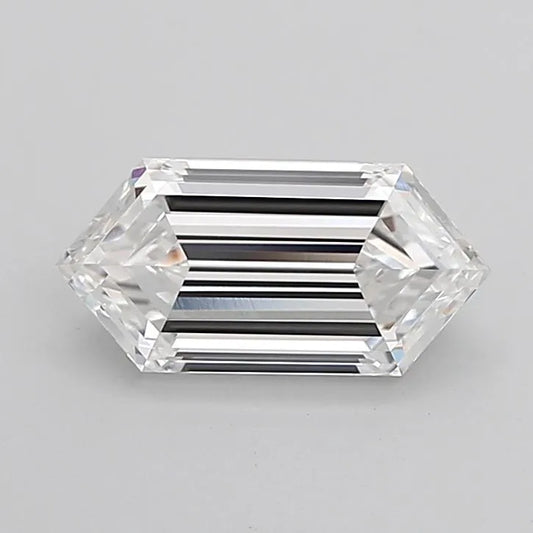 2.01ct Hexagonal Lab Grown Diamond (Colour E, Clarity VVS1, IGI Certified)