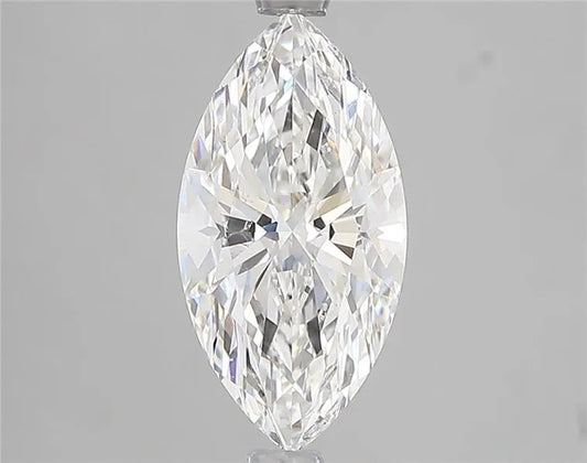 2.01ct Marquise Lab Grown Diamond (Colour E, Clarity IF, IGI Certified)