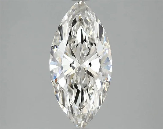 2.01ct Marquise Lab Grown Diamond (Colour G, Clarity VVS2, IGI Certified)