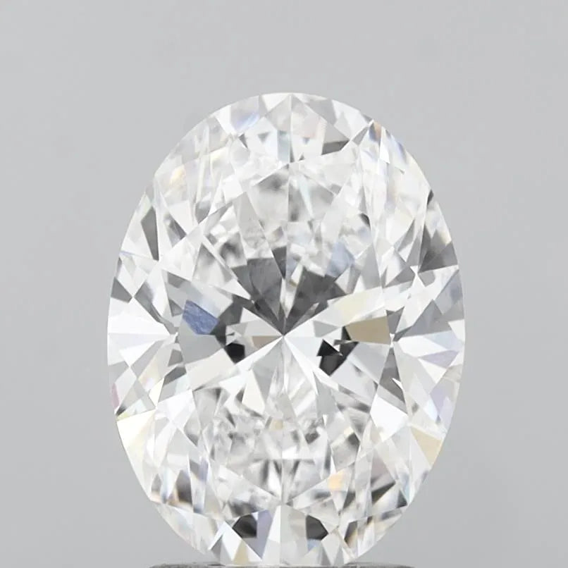 2.01ct Oval Lab Grown Diamond (Colour D, Clarity VVS2, IGI Certified)