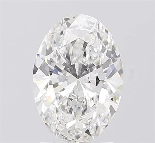 2.01ct Oval Lab Grown Diamond (Colour E, Clarity VVS1, IGI Certified)