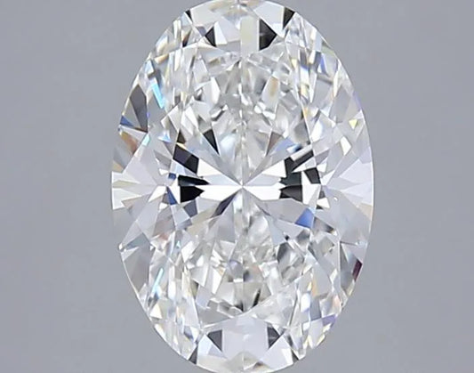 2.01ct Oval Lab Grown Diamond (Colour G, Clarity VVS2, IGI Certified)