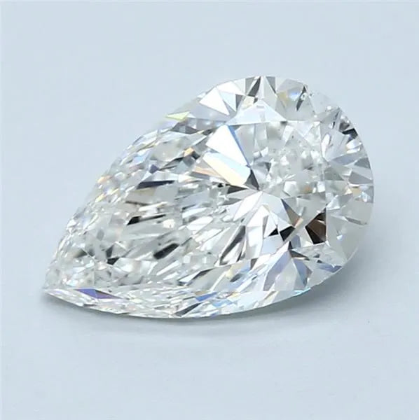 2.01ct Pear Natural Diamond (Colour F, Clarity VS2, Cut EX, GIA Certified)