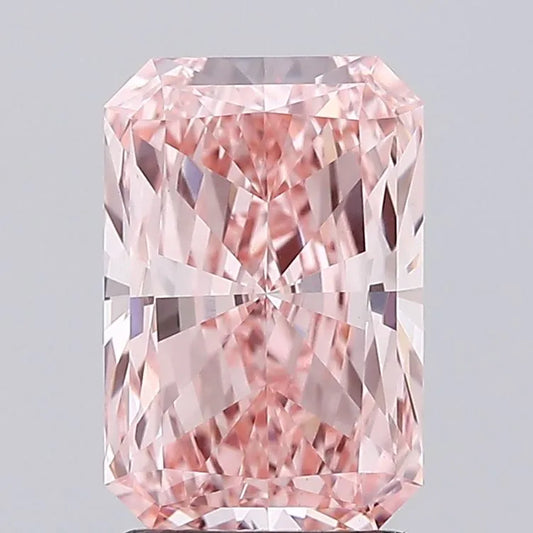 2.01ct Radiant Lab Grown Diamond (Colour Fancy Vivid Pink, Clarity VVS2, IGI Certified)