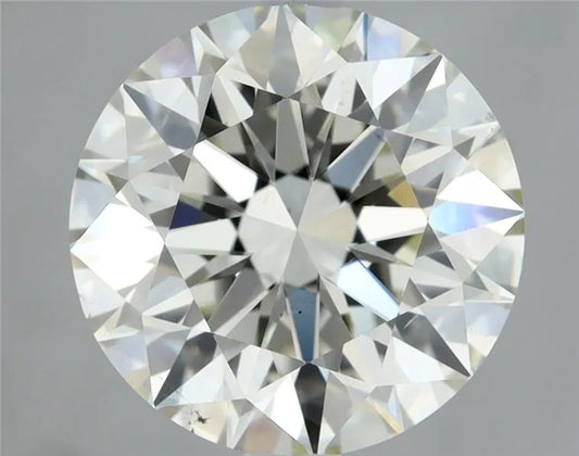 2.01ct Round Natural Diamond (Colour J, Clarity VS2, Cut EX, IGI Certified)