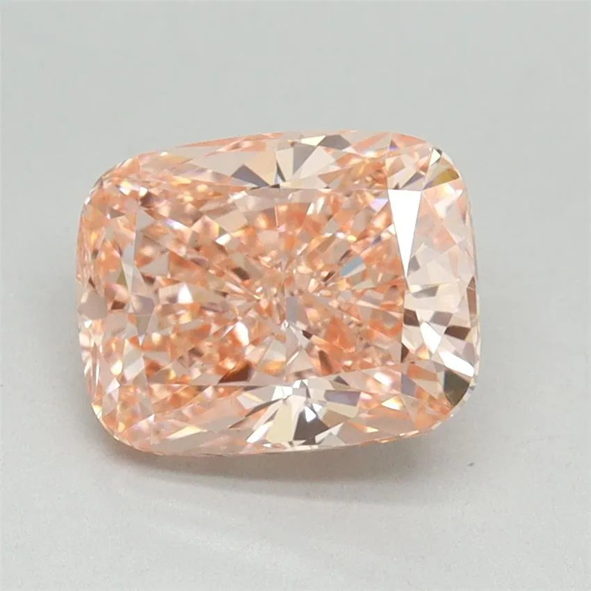 2.02ct Cushion brilliant Lab Grown Diamond (Colour Fancy Vivid Pink, Clarity VVS2, IGI Certified)