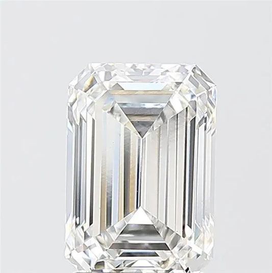 2.02ct Emerald Lab Grown Diamond (Colour F, Clarity VVS2, IGI Certified)