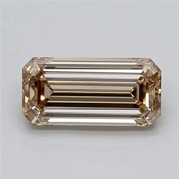 2.02ct Emerald Lab Grown Diamond (Colour Very Light Brown, Clarity VVS2, IGI Certified)