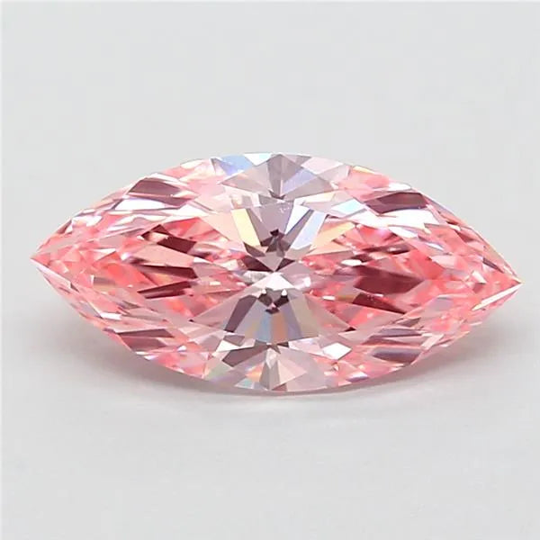 2.02ct Marquise Lab Grown Diamond (Colour Fancy Vivid Pink, Clarity VS1, IGI Certified)
