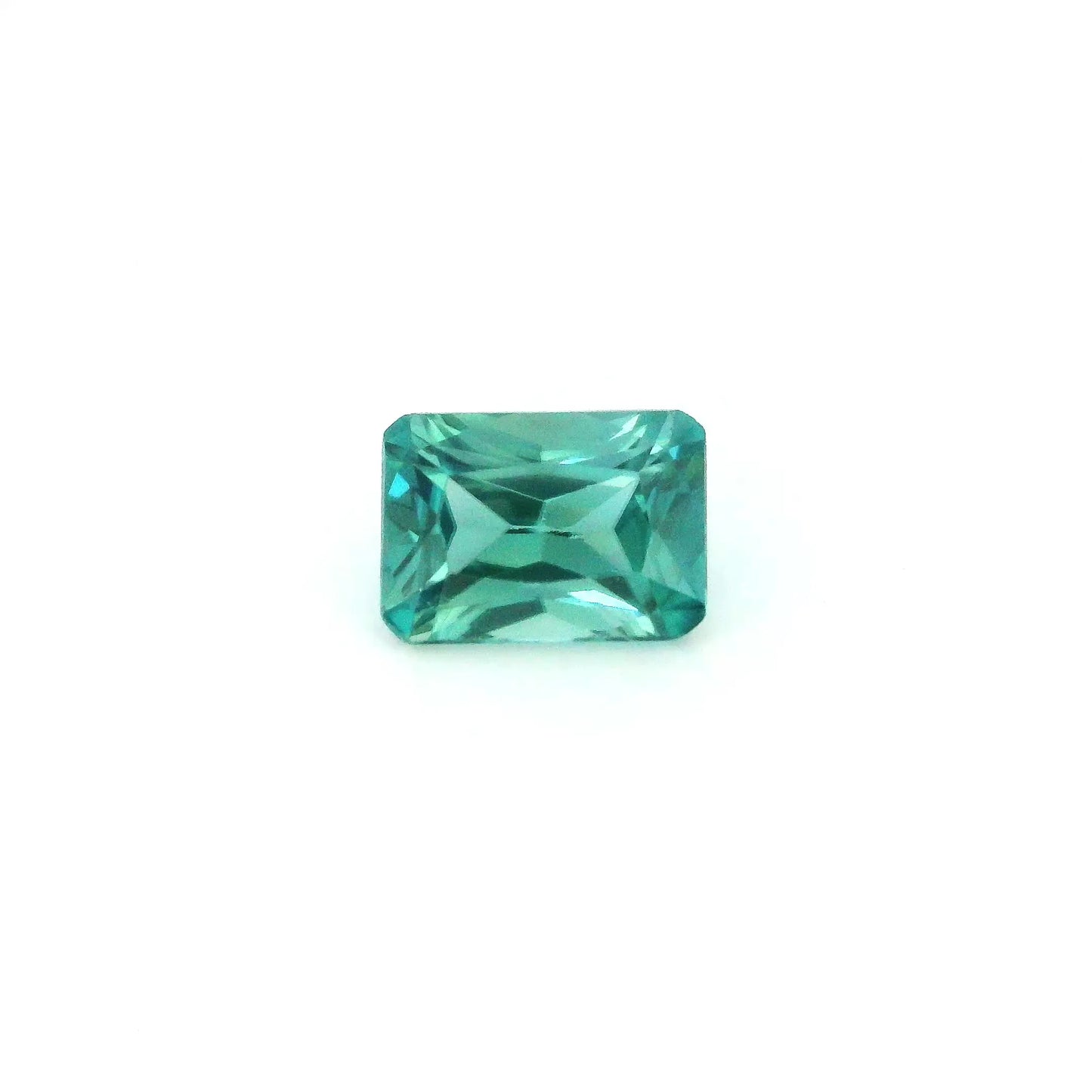 2.02ct Octagonal Natural Zircon (Colour Blue, Clarity Slightly Included, Cut Faceted)