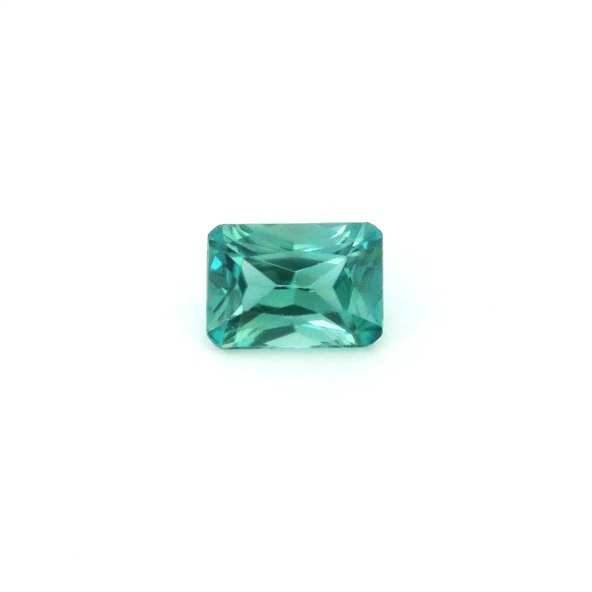 2.02ct Octagonal Natural Zircon (Colour Blue, Clarity Slightly Included, Cut Faceted)