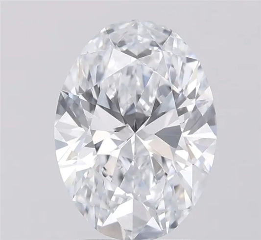 2.02ct Oval Lab Grown Diamond (Colour E, Clarity IF, IGI Certified)