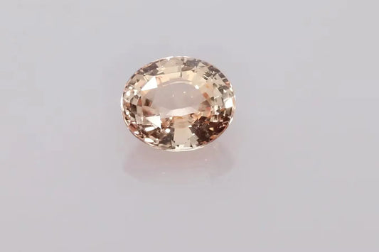 2.02ct Oval Natural Sapphire (Colour Orange, Clarity Eye Clean, Cut Faceted)