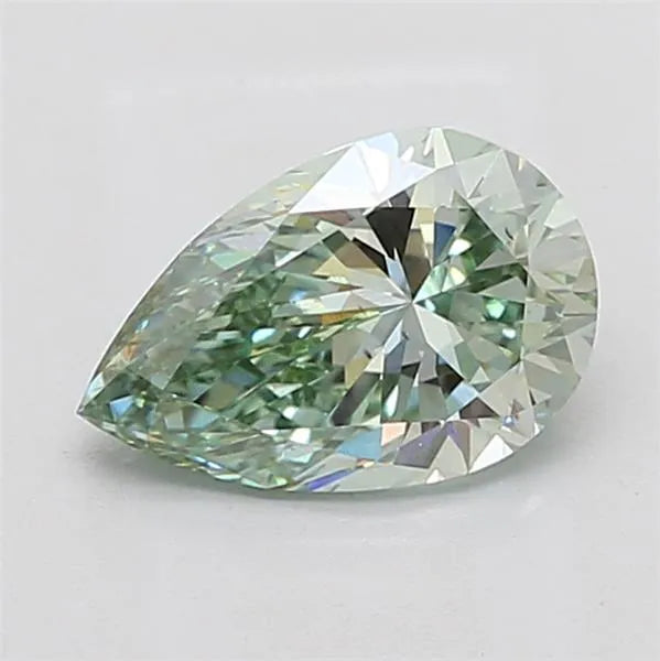 2.02ct Pear Lab Grown Diamond (Colour Fancy Vivid Green, Clarity VS2, IGI Certified)