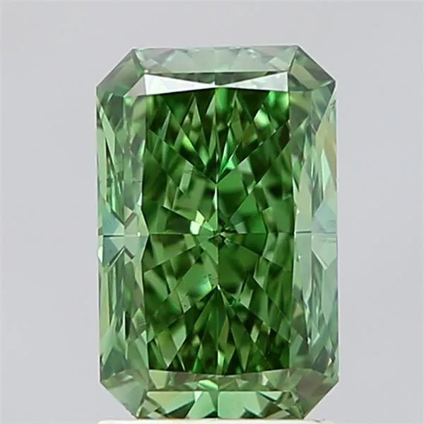 2.02ct Radiant Lab Grown Diamond (Colour Fancy Vivid Green, Clarity SI1, IGI Certified)