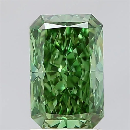 2.02ct Radiant Lab Grown Diamond (Colour Fancy Vivid Green, Clarity SI1, IGI Certified)