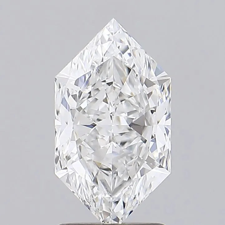 2.03ct Hexagonal Lab Grown Diamond (Colour D, Clarity VVS1, IGI Certified)