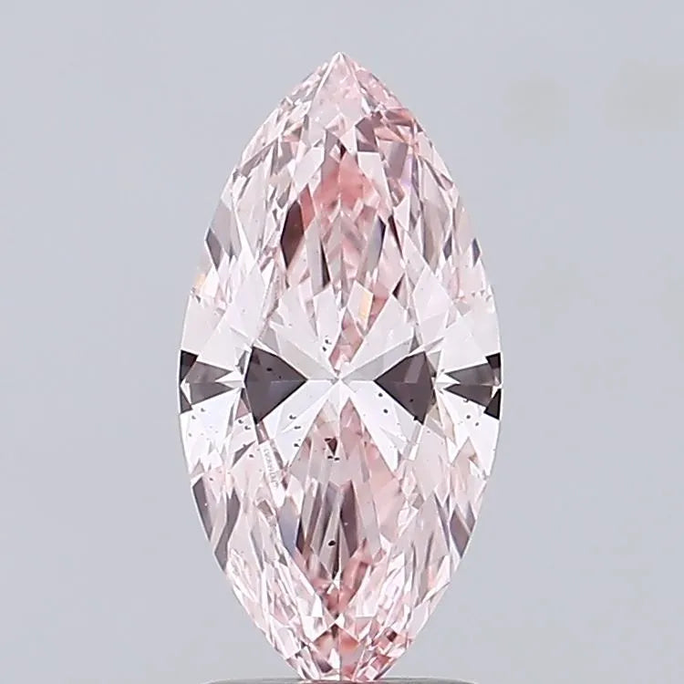 2.03ct Marquise Lab Grown Diamond (Colour Fancy Intense Pink, Clarity SI1, IGI Certified)