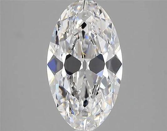 2.03ct Oval Lab Grown Diamond (Colour D, Clarity VVS2, IGI Certified)