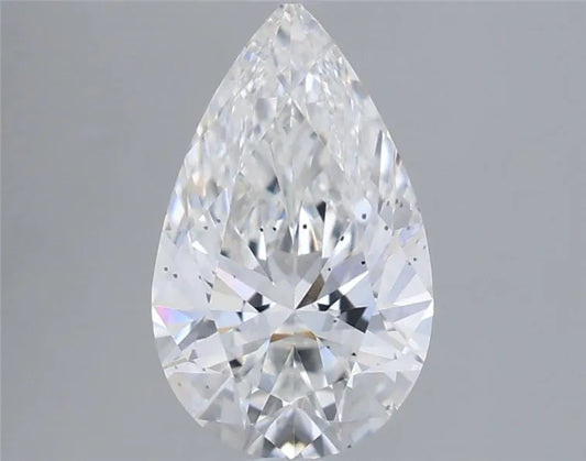 2.03ct Pear Lab Grown Diamond (Colour E, Clarity SI1, IGI Certified)