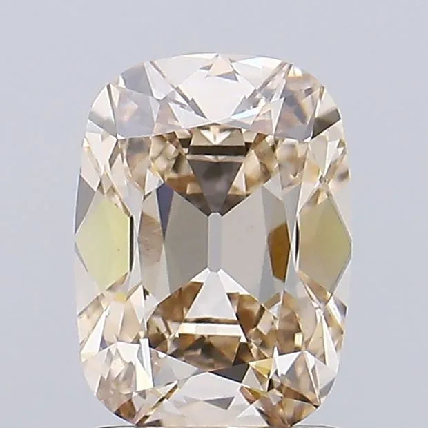 2.04ct Cushion brilliant Lab Grown Diamond (Colour Light Brown, Clarity VVS2, IGI Certified)