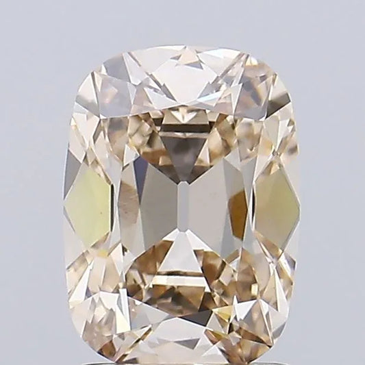 2.04ct Cushion brilliant Lab Grown Diamond (Colour Light Brown, Clarity VVS2, IGI Certified)