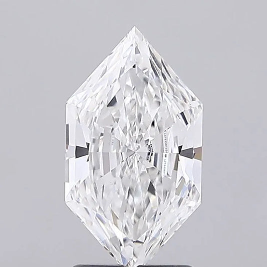 2.04ct Hexagonal Lab Grown Diamond (Colour E, Clarity VVS2, IGI Certified)
