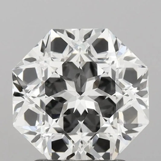 2.04ct Octagonal Lab Grown Diamond (Colour E, Clarity VVS2, IGI Certified)