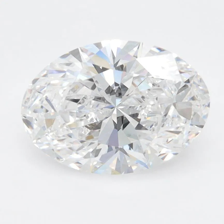 2.04ct Oval Lab Grown Diamond (Colour D, Clarity VVS1, IGI Certified)