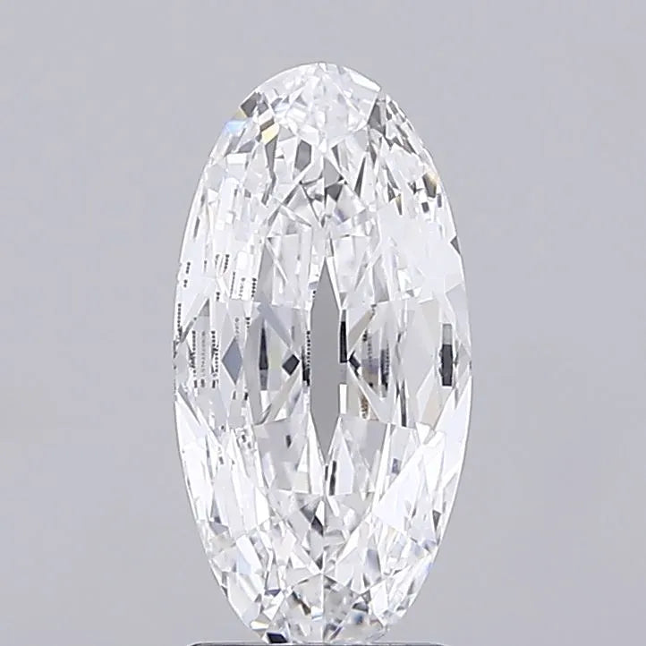 2.04ct Oval Lab Grown Diamond (Colour D, Clarity VVS2, IGI Certified)
