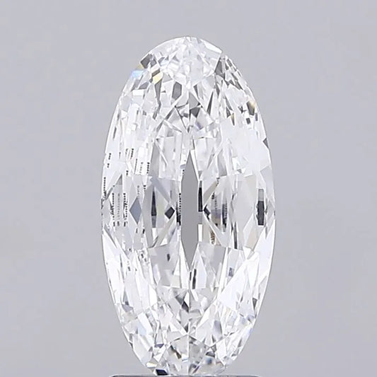 2.04ct Oval Lab Grown Diamond (Colour D, Clarity VVS2, IGI Certified)