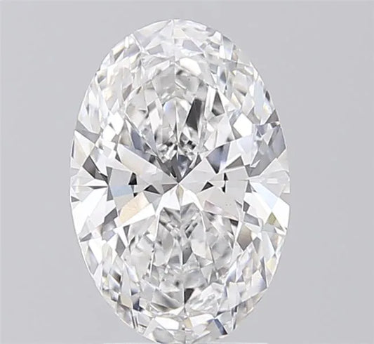 2.04ct Oval Lab Grown Diamond (Colour E, Clarity VVS2, IGI Certified)