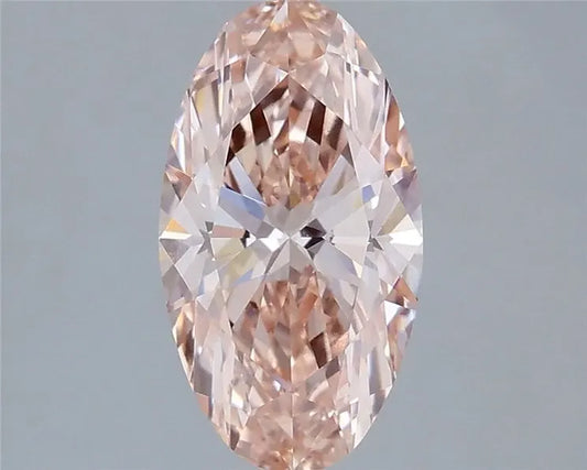 2.04ct Oval Lab Grown Diamond (Colour Fancy Intense Pink, Clarity VVS2, IGI Certified)