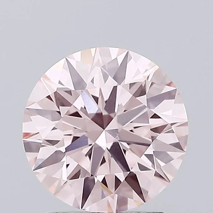 2.04ct Round Lab Grown Diamond (Colour Fancy Intense Pink, Clarity VVS2, Cut ID, IGI Certified)